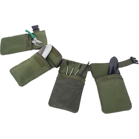 Tablier ceinture à outils réglable pour jardin, bricolage et atelier – Multi-poches, pratique et confortable–DELKEVIC (1/3)