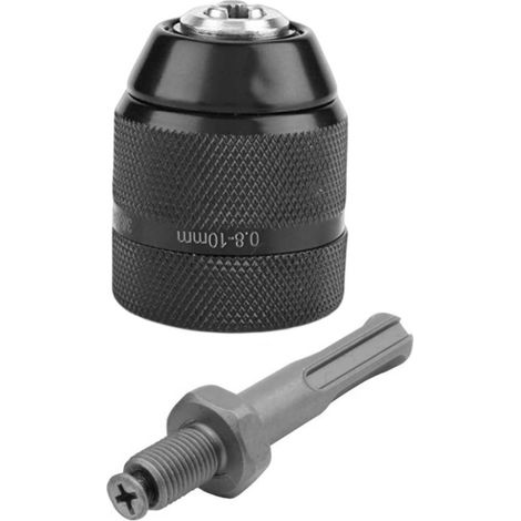 Perceuse à main 10mm tout métal – lot de 2 – mandrin autobloquant, clé conversion, poignée hexagonale ronde (1/5)