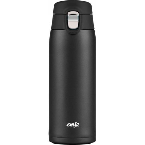 Emsa N21517 Reisebecher Light Schwarz 0,4 L Isotherm