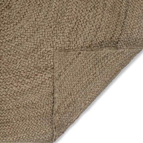 Tapis de surface Rectangulaire Gris 160 x 230 cm Jute