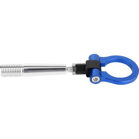 Crochet de remorquage JDM à visser, anneau de traction pour circuit, compatible Infiniti FX35/FX45/FX50 QX70, bleu, fixation par vis, accessoire de course. (1/5)