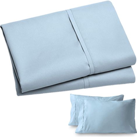 Housse De Coussin 51x76cm - Microfibre Respirante - Pour Lit Et Canapé - Lot De 2 (1/5)