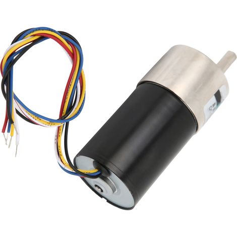 Mini moteur réducteur sans balais en cuivre DC12V basse vitesse pour micro-machines XD-37GB365010 tr/min (1/5)
