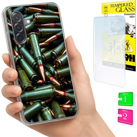 Custodia per Samsung Galaxy A36 / A56, cover fotografica, cover posteriore + vetro 9H (1/5)