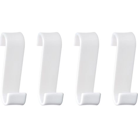 4 Colgadores Blancos Para Radiadores  Merlino