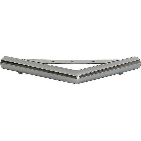 Pieds d'angle chromés pour meubles, 3 cm (1 pièce) (1/5)