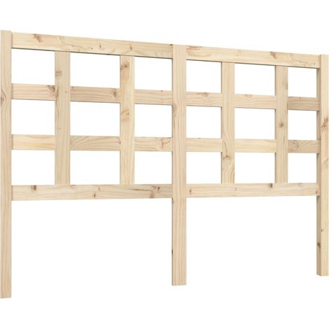Tête de lit 140,5x4x100 cm Bois massif de pin (1/5)