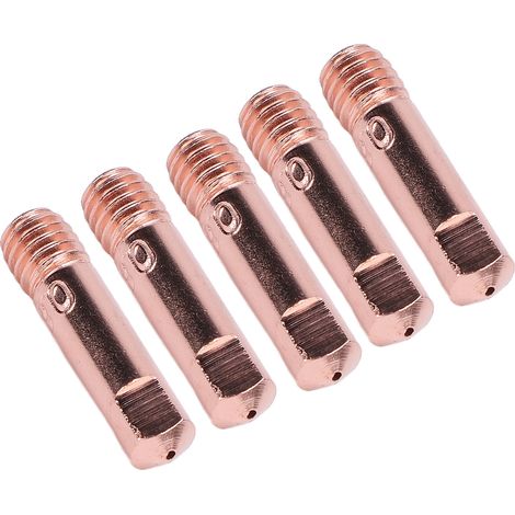 60 électrodes de contact en cuivre de 0,8 mm de diamètre, de rechange pour torche de soudage ARCCAPTAIN MIG200/MIG130 (1/5)