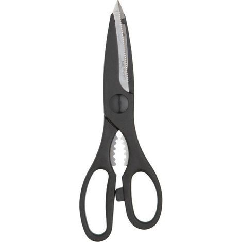 KC BLUE Ciseaux multi-usages de 21 cm, acier inoxydable, noir (Black) (1/2)