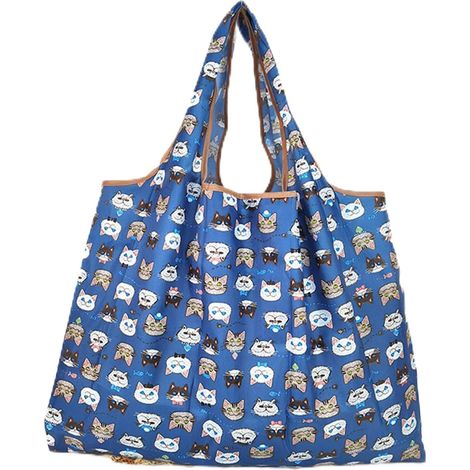 Sacs de courses réutilisables , cabas Sac pique-nique pliable 22 , 7 kg , à linge , conservation des (1/5)