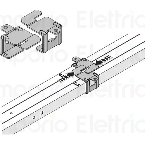 nice étriers à enclenchement rapide pour le montage au plafond 6 pièces sra1 (1/2)