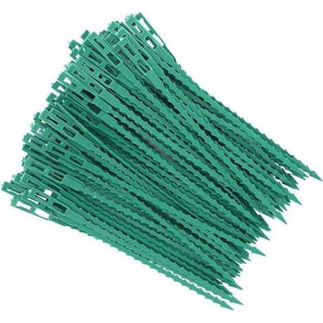 Ulisem Lot de 80 tuteurs pour tomates, arbres, plantes, attaches réglables et serre-câbles en plastique pour le jardinage (1/4)