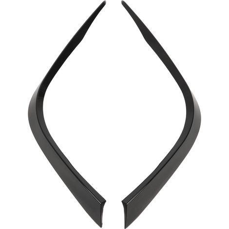Paire de Caches Anti-brouillard Œil de Biche Spoiler Latéral Remplacement pour Toyota Camry Sport 2018-2020, Garniture Noir Brillant (1/5)