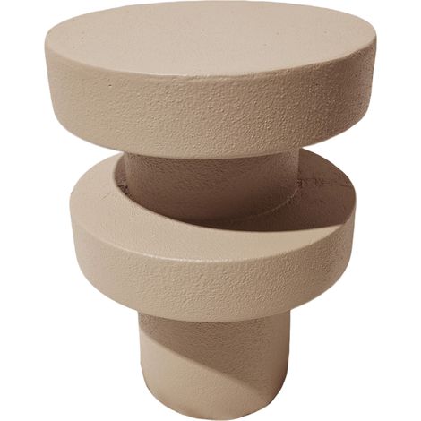Sofatisch Rebecca Mobili Dolven 45x33x33 cm MGO Mokka Moderner