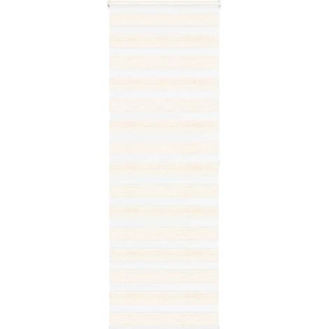 Doppelrollo Marmorbeige 80x200 cm Stoffbreite 75,9 cm Polyester