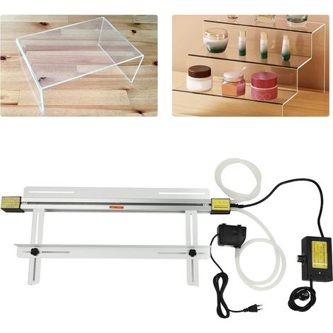 Machine de pliage thermique acrylique électrique pour acrylique, plastique, verre polyester, PP, PVC, PC, PE, ps et matériau thermorétractable, température réglable 0 - 420 ° C
