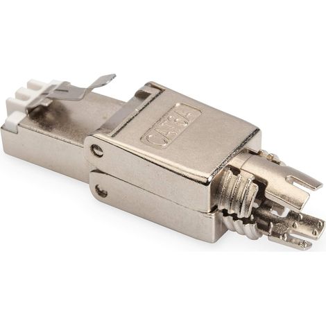 connecteur de Terrain Cat6a Blindé à 360° - Connecteur RJ45 sans Outil - 10GBase-T 500 MHz - AWG 26/7 à 22/1 (1/5)