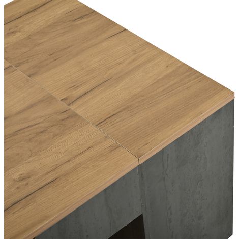 WF311892AAZ – Table de chevet avec fonction de levage. Longueur : 109,5 cm. Structure grise. Design élégant. Espace de rangement sous la surface du bureau. (1/5)