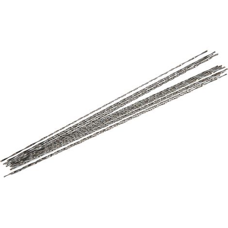12 Lames de Scie à Bijoux en Acier Tungstène, Double Tranchant, Taille 3 