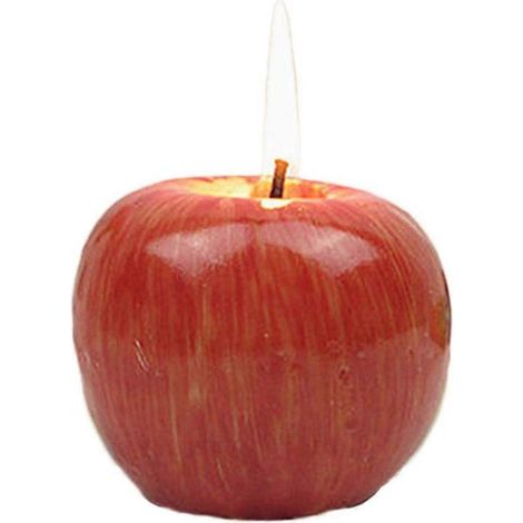 Bougies décoratives en forme de pomme, lot de photophores parfumés pour ambiance festive, décoration de table, anniversaire, Noël, fêtes à la maison, centre de table élégant. (1/5)