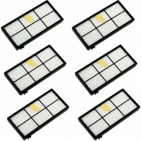 6-piece replacement filter accessory set for iRobot Roomba 800 900 series 850 860 861 866 870 880 890 900 960 980 981 985 (1/5)