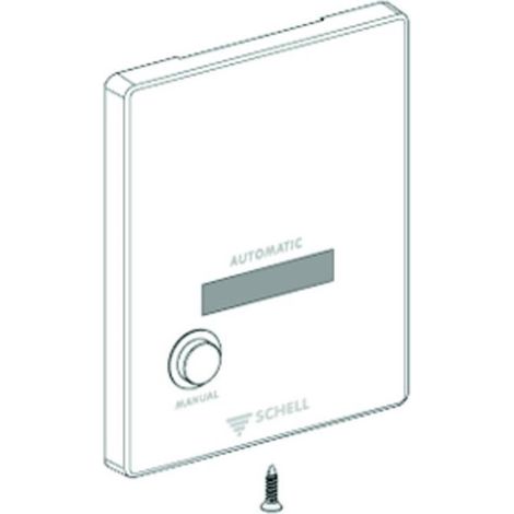 SCHELL Plaque frontale WC EDITION E man.