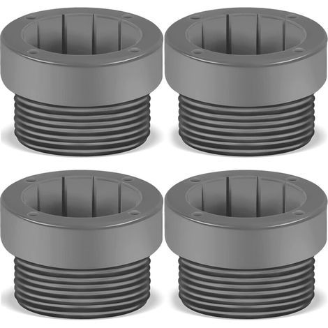Kit de 4 adaptateurs pour stabilisateurs de parasol de piscine Housse universelle pour parasol de piscine, stabilisateur de mât et accessoires de fixation (1/4)