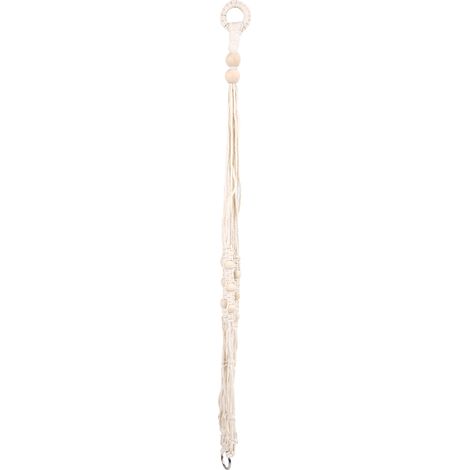 Suspension Pour Plante En Macramé - Corde Tressée En Coton - Décoration Intérieur Et Extérieur - Longueur 100 Cm (1/5)