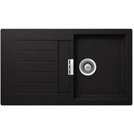 Schock Einbauspüle Cristalite Primus D-100 A GNE Nero Exzenterbedienung (1/3)