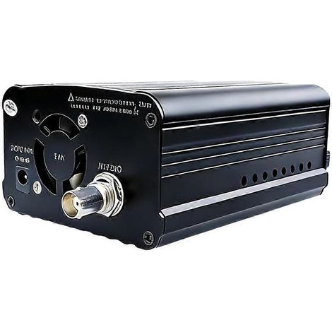 ST-7C Drahtloser FM-Radiosender, Drahtloser Audio-Übertragungssender, 76–108 MHz Stereo-Verstärker, BNC-Anschluss (1/5)