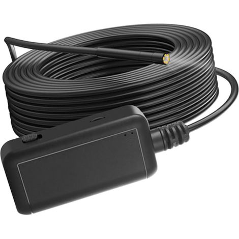 Caméra Endoscopique D’inspection Étanche Ip68 500w, 6 Led, Câble Rigide 2m, Batterie Intégrée pour Observation Précise (1/5)