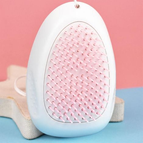 Brosse de massage pour l'élimination des poils de chat (1/4)