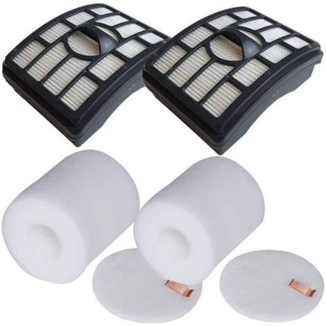 Lot de 2 filtres Hepa de rechange pour aspirateur Shark Rotator Pro Lift-Away NV500 NV501 NV502 NV503 NV505 NV510 NV520 NV552 NV640 NV642 UV560 ZU780 ZU782 ZU785. Remplace les pièces n° (1/5)