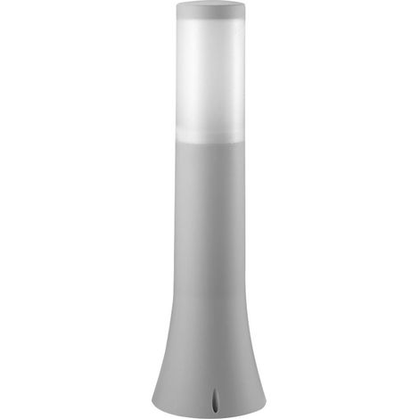 Faro da esterno moderno in PC + PP con portalampada E27 - Illuminazione grigia per patio e giardino
