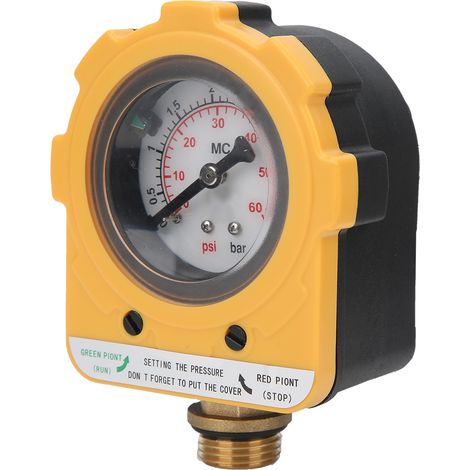 Régulateur de pression automatique pour pompes à eau avec filetage NPT4, 1500 W, 30 A, 0–60 psi, fiche E04-1500EU, 220 V CA (1/5)