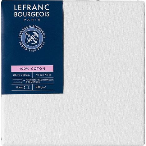 Châssis coton Qualité classique 20x20cm - Lefranc Bourgeois