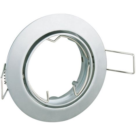 Runder Nickel-/Matt-GU10-Glühlampenabschlussring Electro Dh 12.672/B/Z/NI 8430552106011