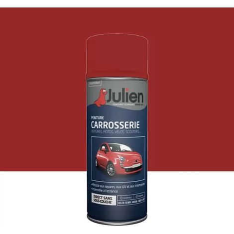 Bombe de peinture JULIEN Carrosserie Rouge course Brillant 0,4 L (1/2)