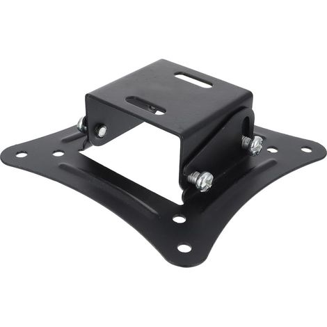 Support Réglable en Moniteur Acier Inoxydable Noir Mural Charge 20kg, pour Écran Lcd 14 à 26 Pouces, Usage Domestique et Industriel (1/5)