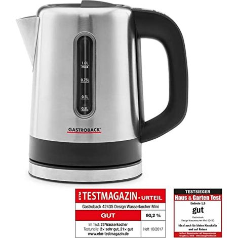 Bouilloire gastroback design mini 2200 W 1 litre