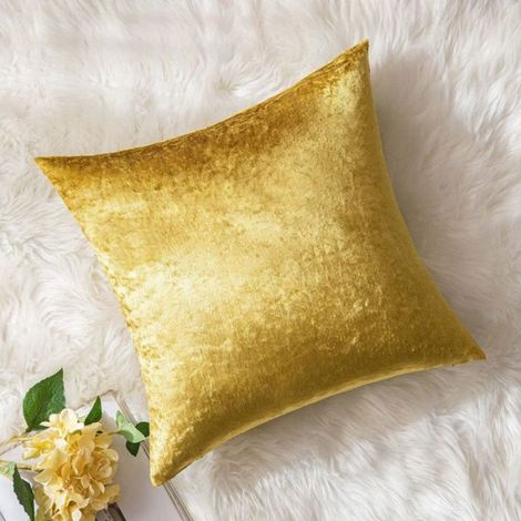 Taie Doreiller - Velours 45x45 Cm - Pour Canape Salon Chambre - Lot De 2 (1/5)