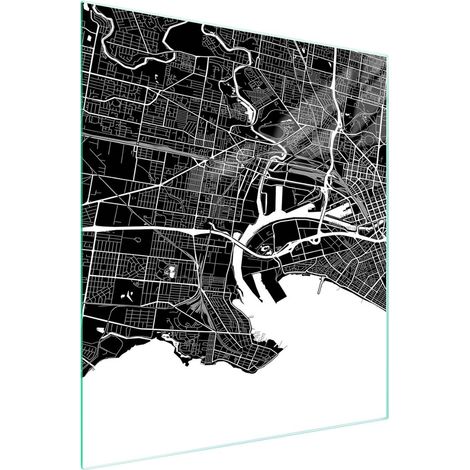 Tagliere in vetro 45x52 cm (mappa) (1/5)