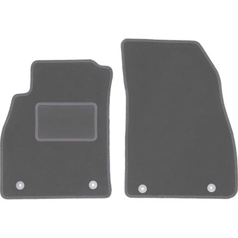 Alfombrillas delanteras para: Opel Insignia A sedán, familiar, gran turismo, liftback (2008-2017) grafito