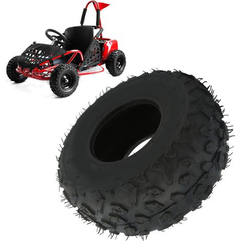 Pneu Sans Chambre 145/70-6 24PSI pour Quad ATV Dirt Bug MBX10, Jante 6 Pouces Avant Arrière