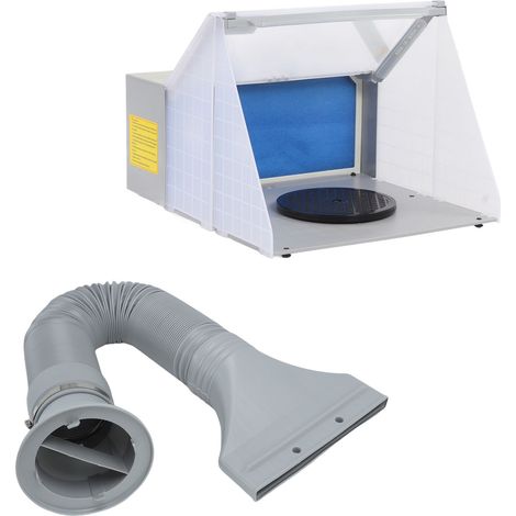 Kit de tuyau d'extension d'échappement pour cabine de peinture aérographe, 170 cm, flexible avec adaptateur plat, pour projets de loisirs créatifs, pièces et accessoires HS-E420H (1/4)