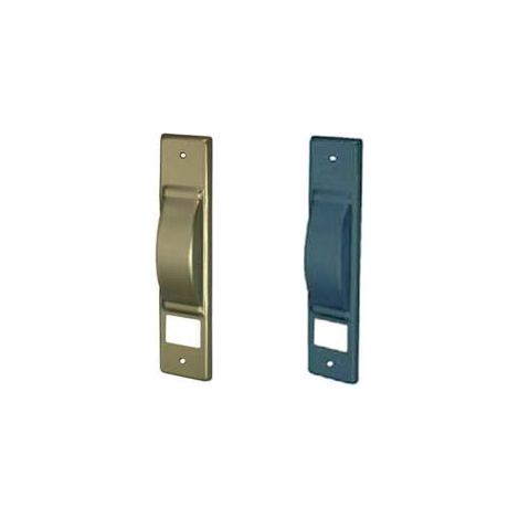 PLACCA PER AVVOLGITORI SEMINCASSO- - nero verniciato - 5 pezzi