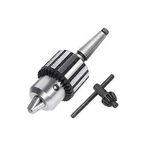 Mandrin de perçage industriel de haute précision B18 pour perceuse d'établi, mandrin robuste pour tête de perçage, clé pour mandrin de perçage 3-16 mm (1/5)