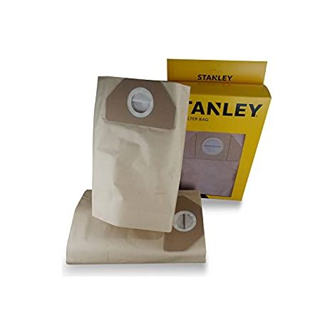 Stanley Sacchetti Filtro in Carta 50 l per Aspiratori Solidi e Liquidi (1/2)
