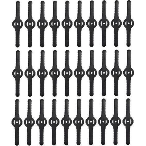 Têtes de lames de rechange pour coupe-bordures, débroussailleuses, têtes de lames pour désherbeuses, lames dentées, lames en acier inoxydable et lames en plastique (1/4)