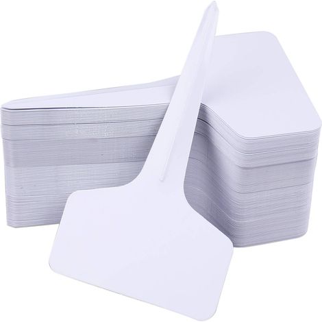 ZHIJIA PREMIUM Lot de 100 etiquettes de plantes plastique resistant intemperies marqueurs semis (1/5)